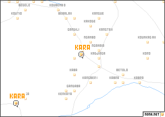 map of Kara