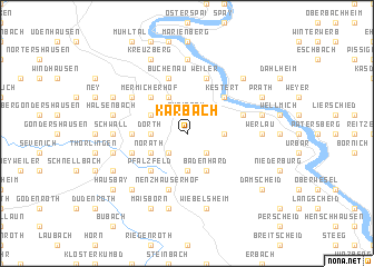 map of Karbach