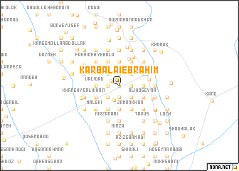 map of Karbalā\
