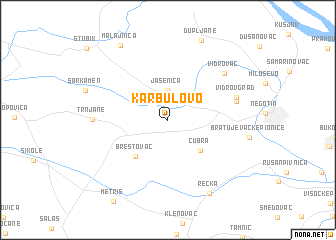 map of Karbulovo