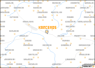 map of Karčemos
