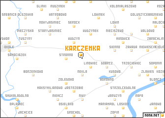 map of Karczemka