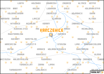 map of Karczewice