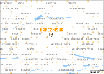 map of Karczmiska