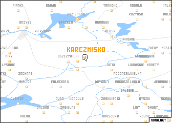 map of Karczmisko