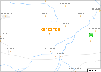 map of Karczyce