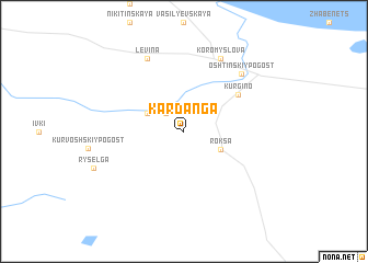 map of Kardanga