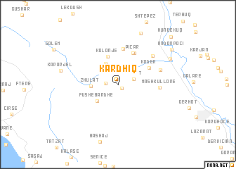 map of Kardhiq