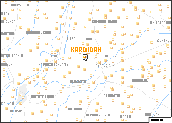 map of Kardīdah