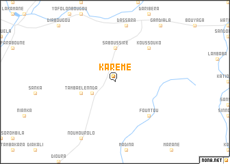 map of Karémé