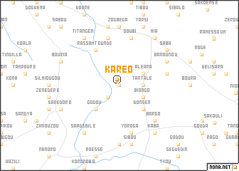 map of Karéo