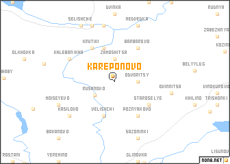 map of Kareponovo