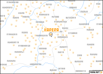 map of Karera