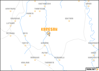 map of Karesaw