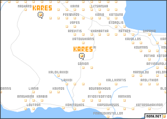map of Karés