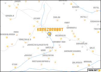 map of Kārēza Rabāt