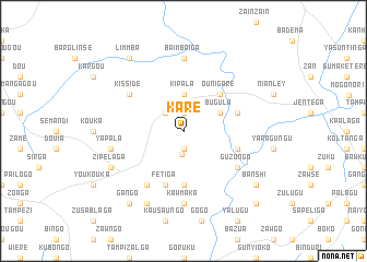 map of Kare