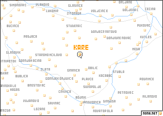 map of Kare