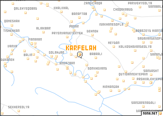 map of Karfelah