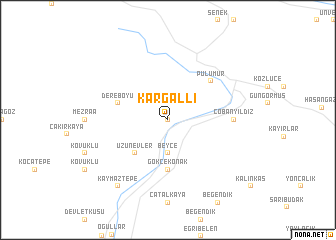 map of Kargallı