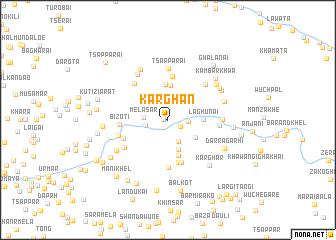 map of Karghān