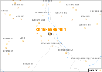 map of Kārghesh-e Pā\