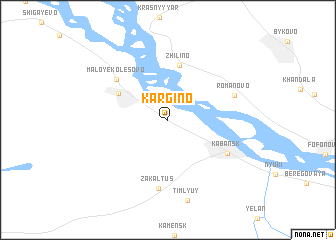 map of Kargino