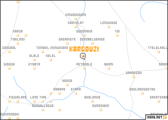 map of Kargouzi