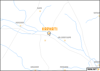 map of Karhati