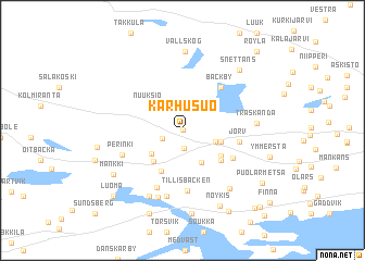 map of Karhusuo