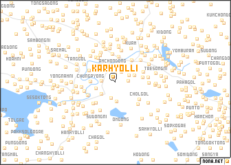 map of Karhyŏl-li