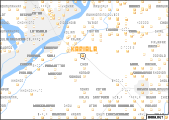 map of Kariāla