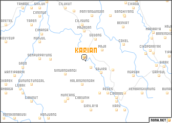 map of Karian