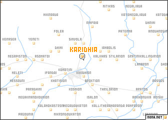 map of Karidhiá