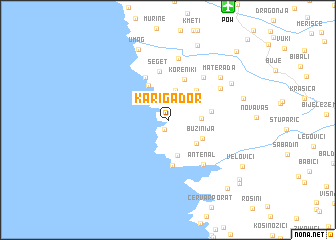 map of Karigador