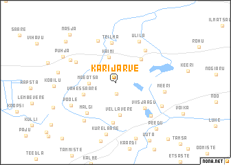 map of Karijärve