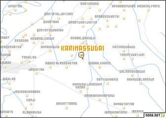 map of Karīm aş Şudā‘ī
