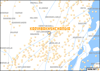 map of Karim Bakhsh Chāndia