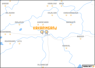 map of Karīmganj