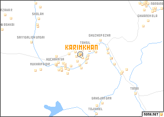 map of Karīm Khān