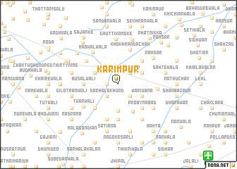 map of Karīmpur