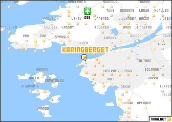 map of Käringberget