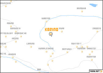 map of Karino