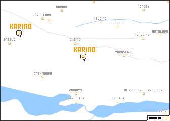 map of Karino