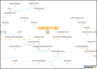map of Kariófiton