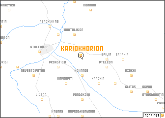 map of Kariokhórion