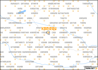 map of Karirau