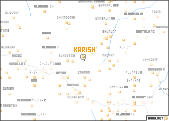 map of Karīsh
