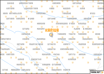 map of Kariua