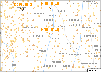 map of Karīwāla